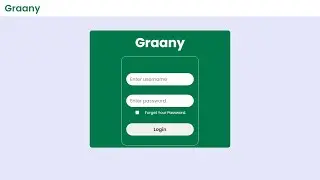 Step-by-Step Tutorial: Creating a Green Login Form with HTML and CSS