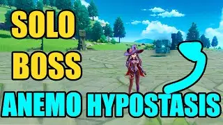 ANEMO BOSS FIGHT!! SOLO GUIDE! (EASY)! Elite Boss Fight - Genshin Impact