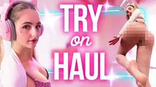 (4k) Transparent Lingerie Try on Haul | Sheer try on | See through | Transparent Mini Dress 2025