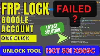 infinix hot 30i (X669C) MTK FRP Google account Failed latest Solution | Unlock tool | DMR Solution