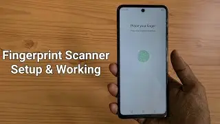 Infinix Note 30 5G Fingerprint Scanner Setup & Working