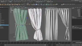 How to Model Realistic Curtains in Maya 2022 | Step by Step Process | EveryCG