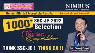 ❤️ भारतवर्ष विजय यात्रा 💪 1000+ Selection गिनती अभी जारी है ... | Selections की भरमार SSC JE 2022