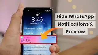 How to hide Whatsapp Message Notification Content | New Whatsapp Hidden Feature 2022