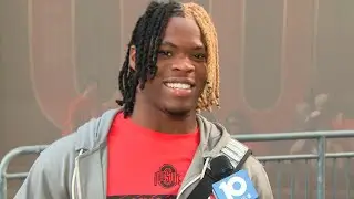 Ohio State RB Quinshon Judkins discusses debut game as a Buckeye at Ohio Stadium