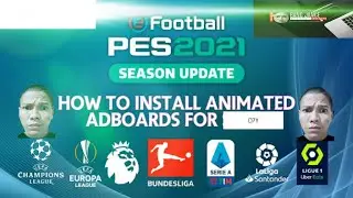 PES 2021 New Animasi Adboards Pes 2021 (UCL, UEL, Premier League, LaLiga & Lainnya)