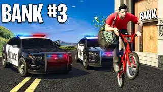 ROBBING Every Bank with a BMX Bike in GTA 5 RP...