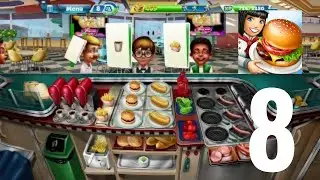 Cooking Fever-Gameplay Walkthrough Part 8-FAST FOOD COURT-LVL 35-40