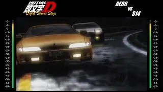 Initial D Engine Sounds Stage -  AE86 vs S14