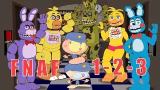 Maratona Mongo e Drongo em FNAF 1 2 3 - Five Nights at Freddy's 1, 2 e 3 com Mongo e Drongo