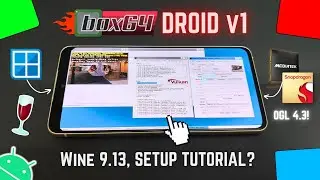 New Box64Droid PC v1 UPDATE On Android - Windows Emulator TEST!