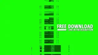 FREE Green Screen Glitch Effect - Overlay Monitor FX Loop