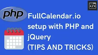 Adding a calendar to your website using Full calendar.io - How To