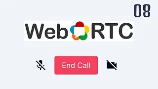 Real-time Video Call - 8 - Mute/Unmute in WebRTC | React, WebRTC and Socket.io