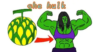 She hulk Transformation Animation Flipaclip