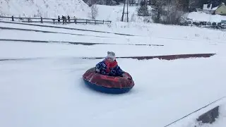 Катание на плюшке