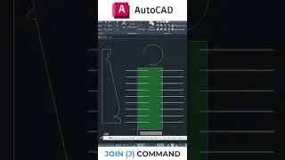 JOIN Command #autocadtutorial #autocadtips #design