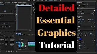 Detailed Essential Graphics Template Tutorial in Adobe Premiere Pro 2018