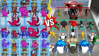 Merge Fight Grim & Zombie War Vs Merge Toilet, Merge Battle Gameplay