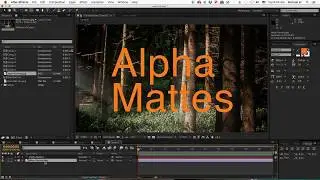 Text As an Alpha Matte in After Effects