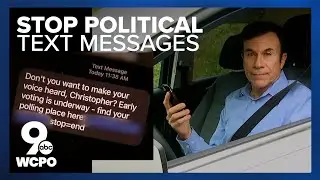 How to stop political text messages and calls