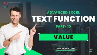 Text function Part-10 | Value Function in Hindi | Text Function Series | PLUS-IS