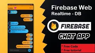 Create a chat application with firebase Realtime database