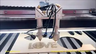 Dual Head Co2 Laser Engraving Cutting Machine for Plywood MDF