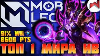 🏆 ИВ — МЕТОВЫЙ МАГ 🏆ГАЙД НА ИВ MOBILE LEGENDS 🔥 WR 91% ☄️ КАК ИГРАЕТ ТОП МИРА ИВ 🥇8600 ПТС🏆