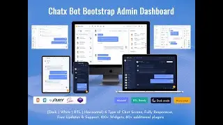 Chat Bot Admin Dashboard – Responsive Bootstrap 5 Admin Template