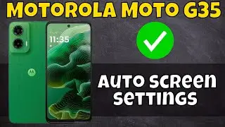 Auto Rotate Screen Motorola Moto G35 || How to use auto screen || Auto screen settings