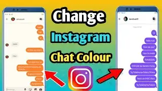 How To Change Instagram Chat Colour || Change Instagram Message Colour