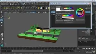 Maya Tutorial - Use the Light Editor