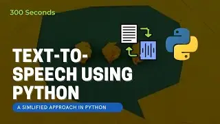 Text-to-Speech in 300 seconds and more | Convert Text to Speech in Python | TEXT TO SPEECH CODE