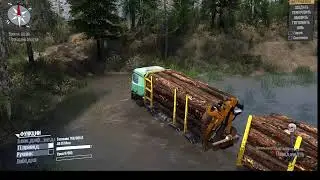 MudRunner Мокрое дело на К-5 8x8 ©