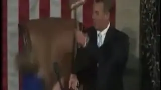 Boehner WACKS Pelosi with a gavel