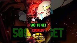 50$ to get COOKED!? #dblegends #shorts