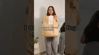 I ORDERED A TOTE BAG FROM MYNTRA H&M 