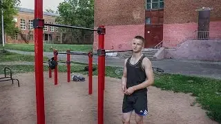 The coffin on the bar. Street Workout 7