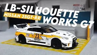 PANTESAN HARGANYA MELAMBUNG, MINI GT LB SILHOETTE WORKS NISSAN 35 GT-RR