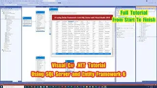 C# : Using Entity Framework 6 and SQL Server in Visual Studio 2019