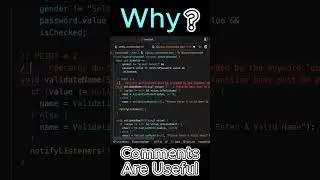 Why Comments are Super-Useful in Programming | #shorts #shortsfeed #shortvideo #viral #comments