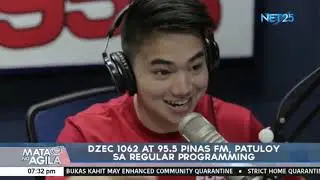 DZEC 1062 at 95.5 Pinas FM, patuloy sa regular programming