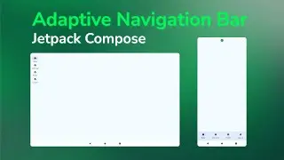 Adaptive Navigation Bar Using Jetpack Compose