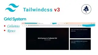 Tailwind CSS v3 Crash Course | #7 - How to Use CSS Grid System in Tailwindcss | 