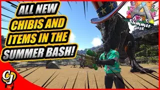How To Get And SPAWN All New Event CHIBIS, ITEMS, AND EMOTES In The Ark SUMMER BASH Event!! || Ark!