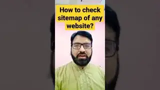 How to check sitemap of any website | How to check sitemap in WordPress | Digital Marketing Urdu