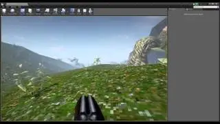 Procedural generation of terrain in Unreal Engine