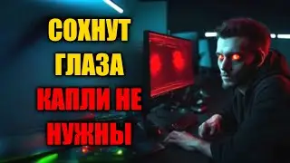 Сохнут глаза - КАПЛИ НЕ НУЖНЫ - Что делать разработчику
