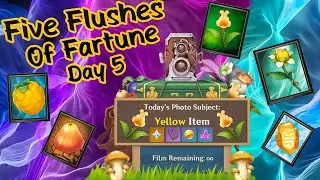 Genshin Impact Five Flushes of Fortune Day 5 Yellow Items